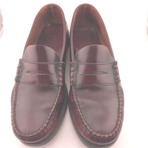 G.H. Bass Walton Burgundy Penny Loafers 7.5M Men\'s main image 13